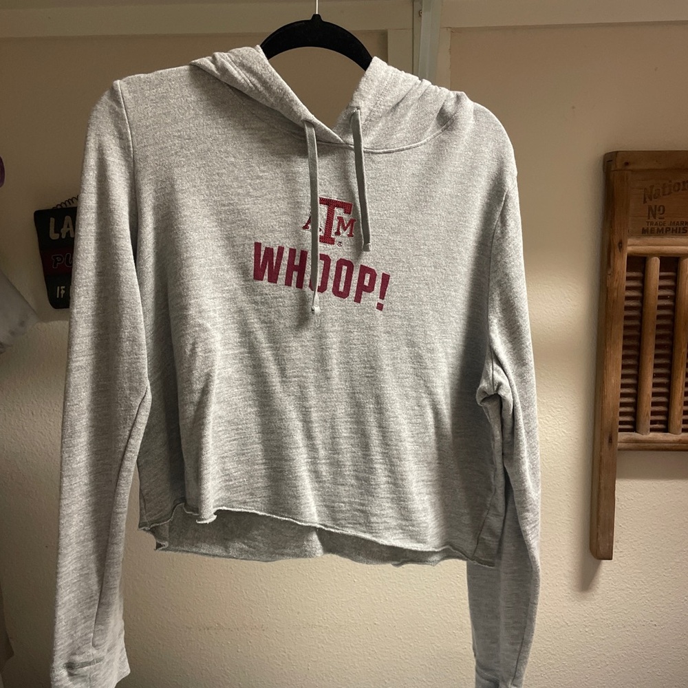 Texas A&M Whoop cropped sweatshirt